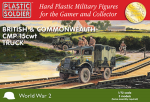 1/72nd British and Commonwealth CMP 15cwt truck