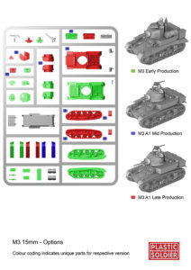 REINFORCEMENTS 15mm M3 Stuart Honey Tank