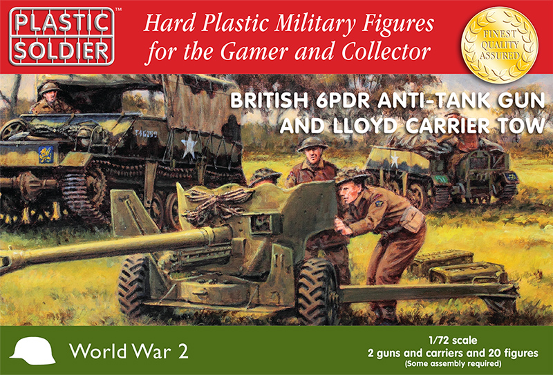 1/72nd British 6 pdr anti tank gun and Loyd carrier tow3
