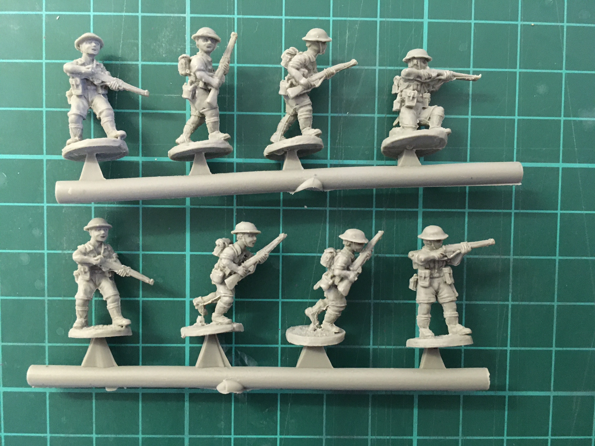 Plastic Soldier company 1/72nd British infantry 