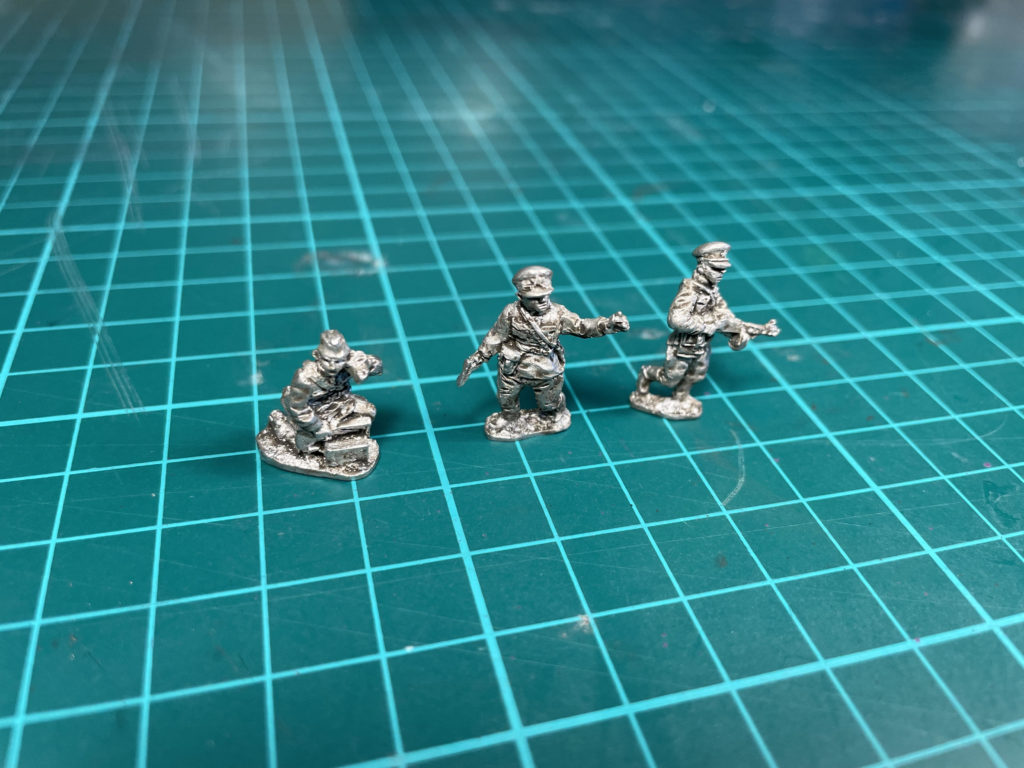 20mm Russian Infantry Command (metal)