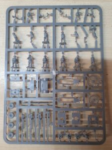 4 x 15mm BRITISH 25pdr GUN + CREW SPRUES WITH OPTIONS